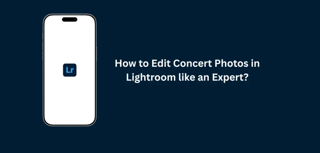 Professional editing of Concert Photos in Lightroom with dramatic lighting and vibrant stage colors